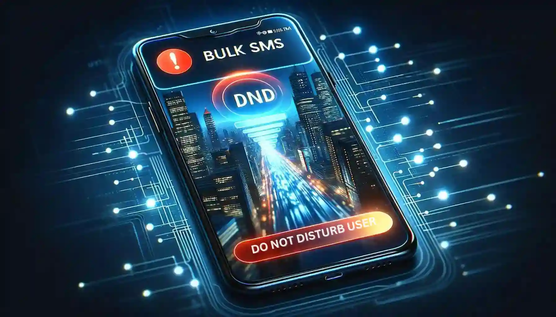 How do I send bulk SMS to DND numbers?