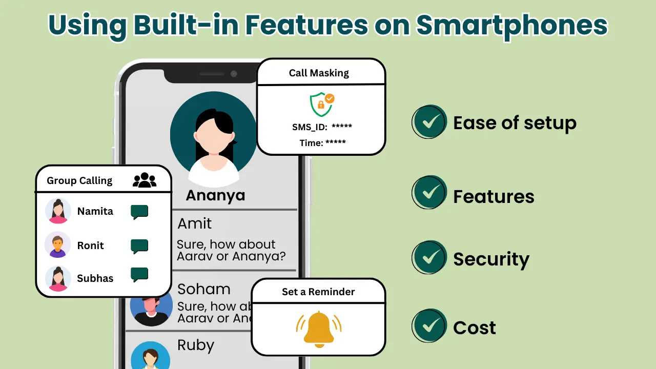 Using Built-in Features on Smartphones
