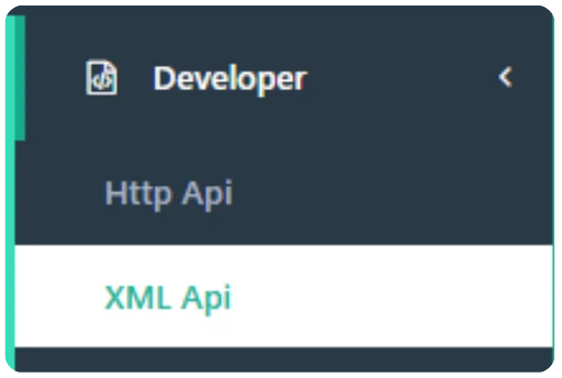 Access the XML API