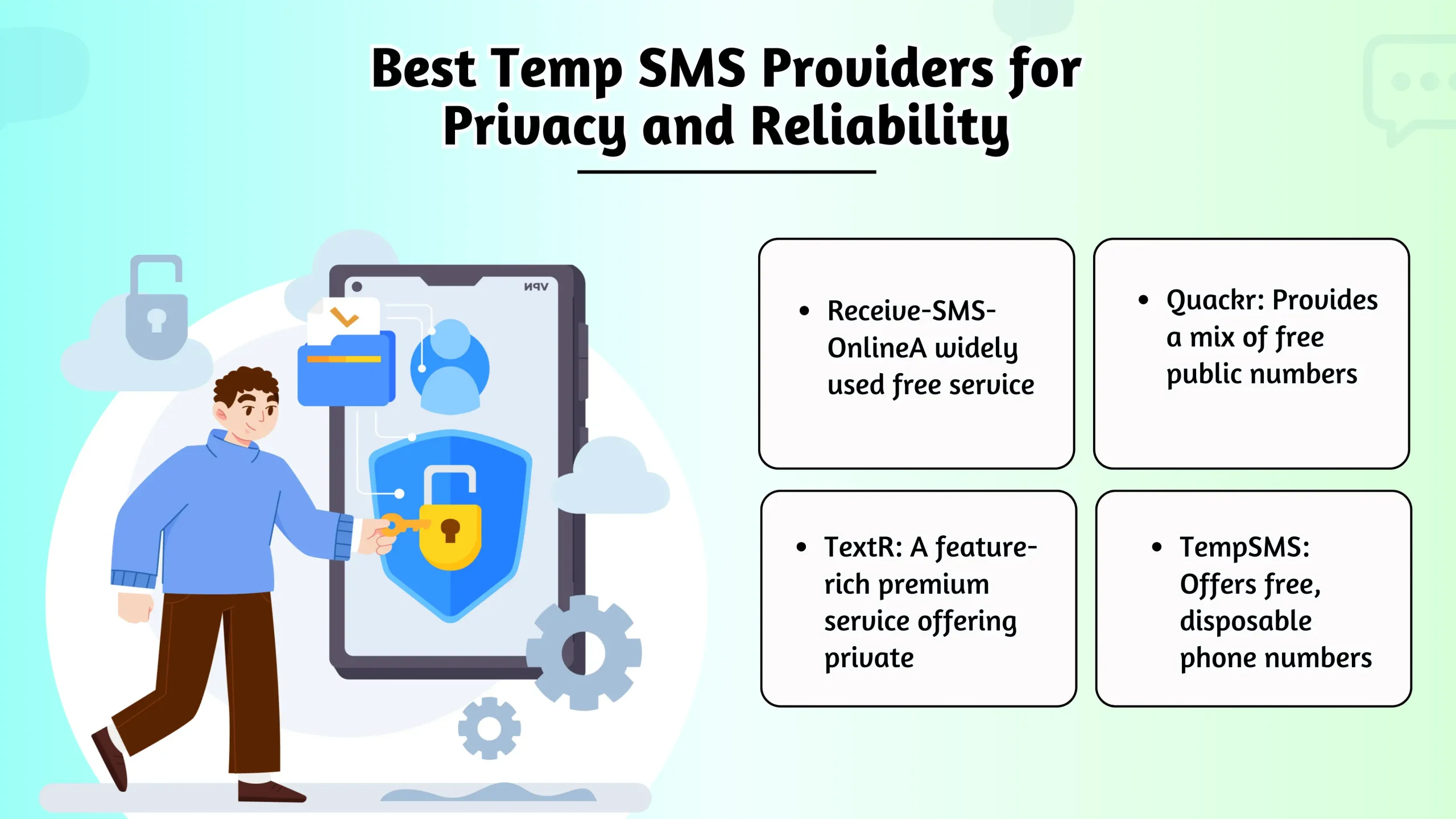 Best Temp SMS Providers for Privacy and Reliability