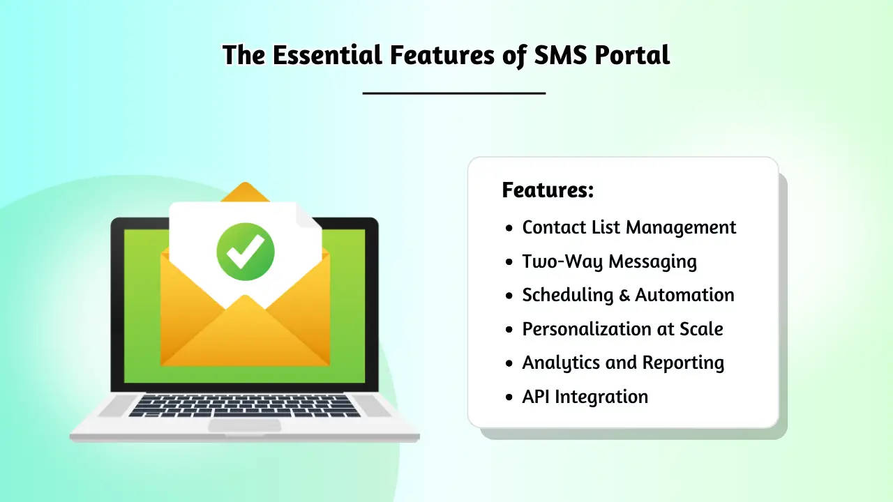 The Essential Features of SMS Portal