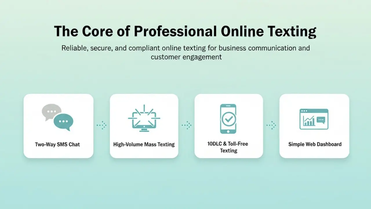 The Core of Professional Online Texting