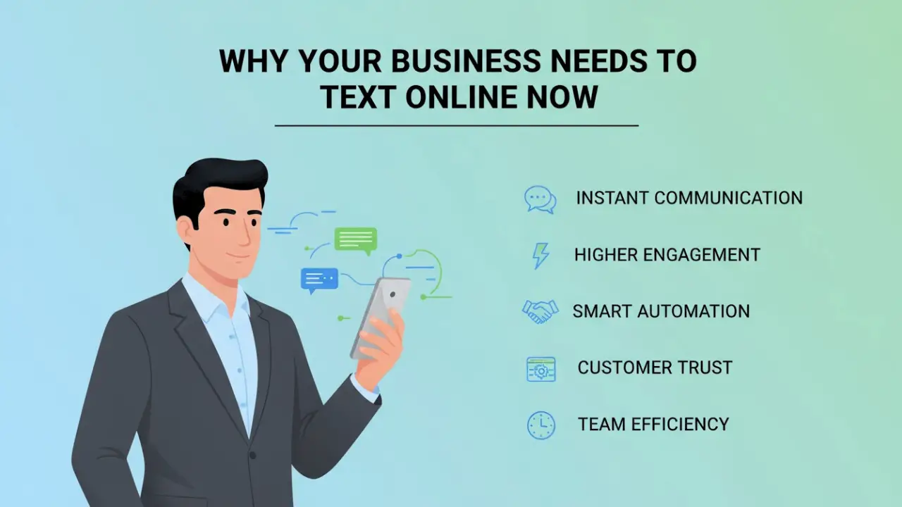 Why Your Business Needs to Text Online Now