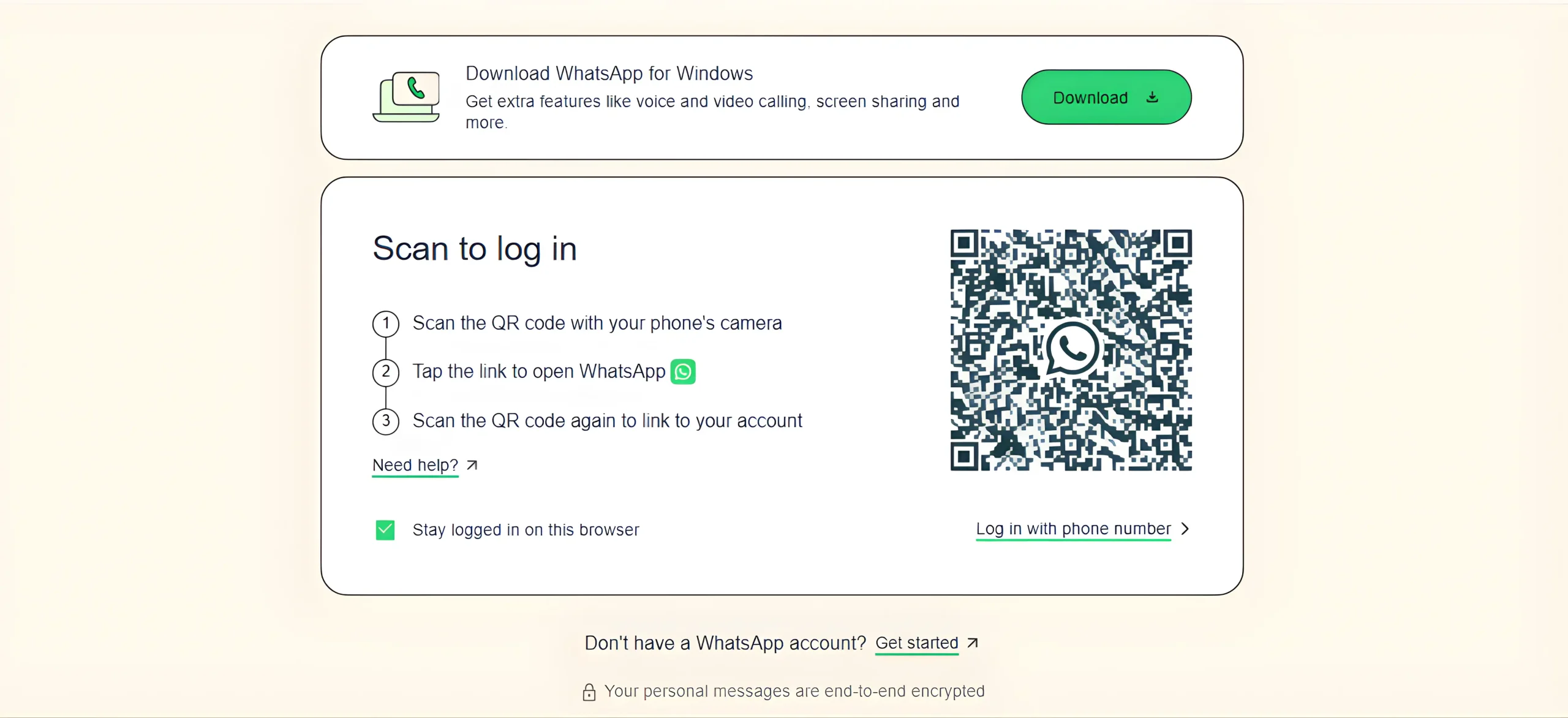 Open WhatsApp Web on Your Browser