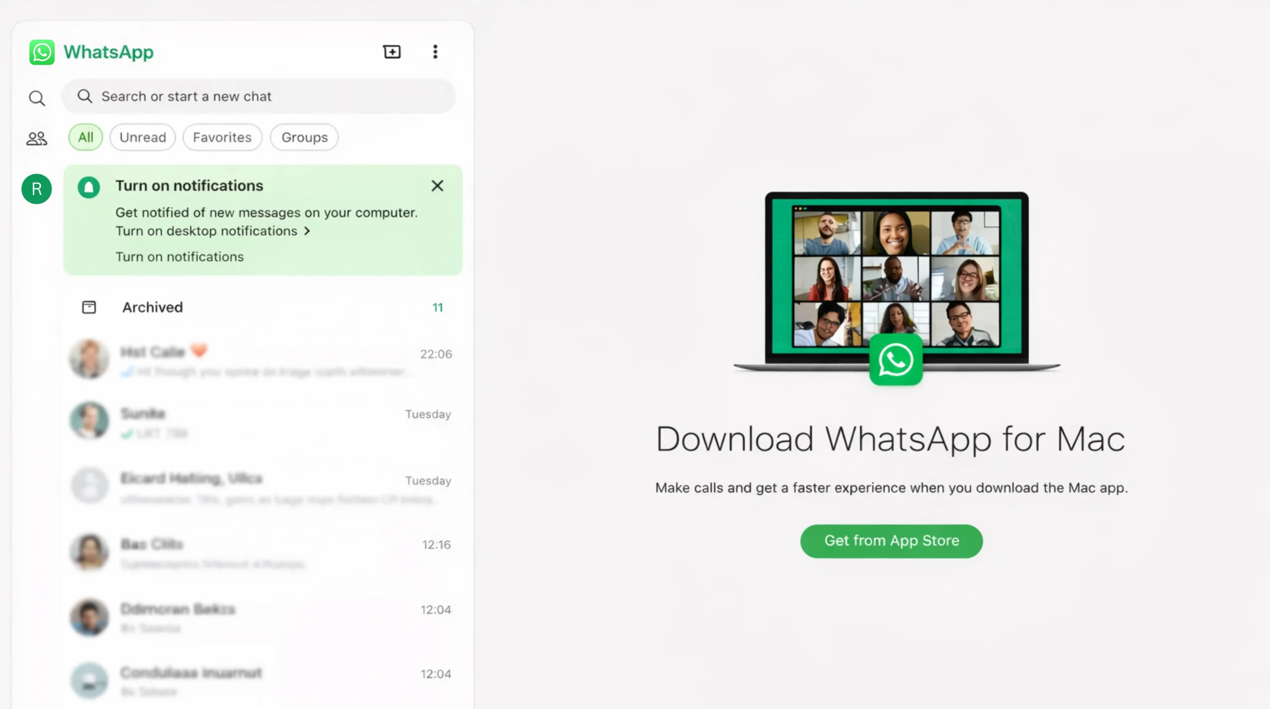 WhatsApp Business Web