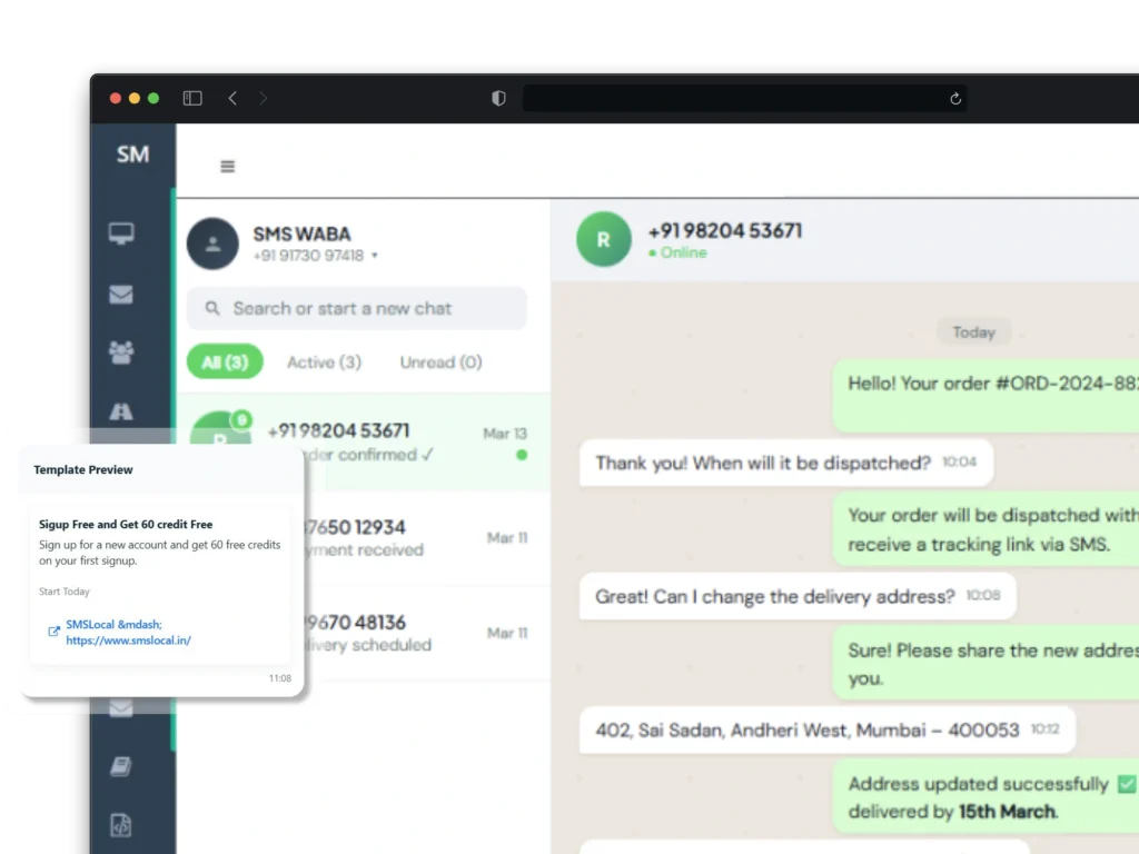 Bulk whatsapp messaging